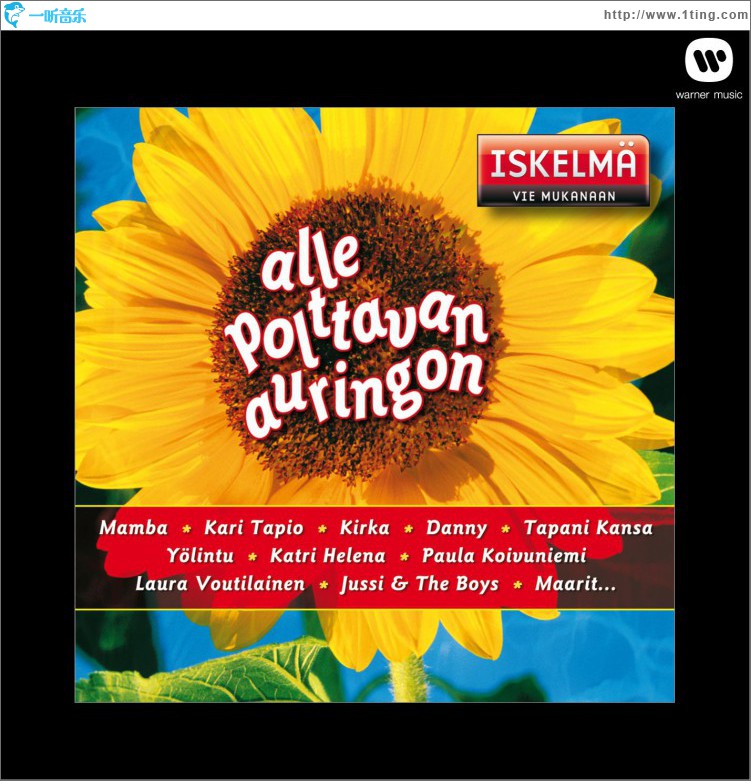Alle polttavan auringon