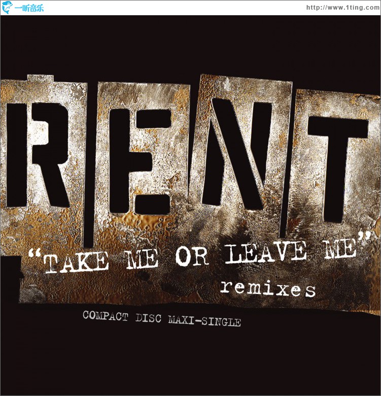 Take Me Or Leave Me (U.S. Maxi Single)