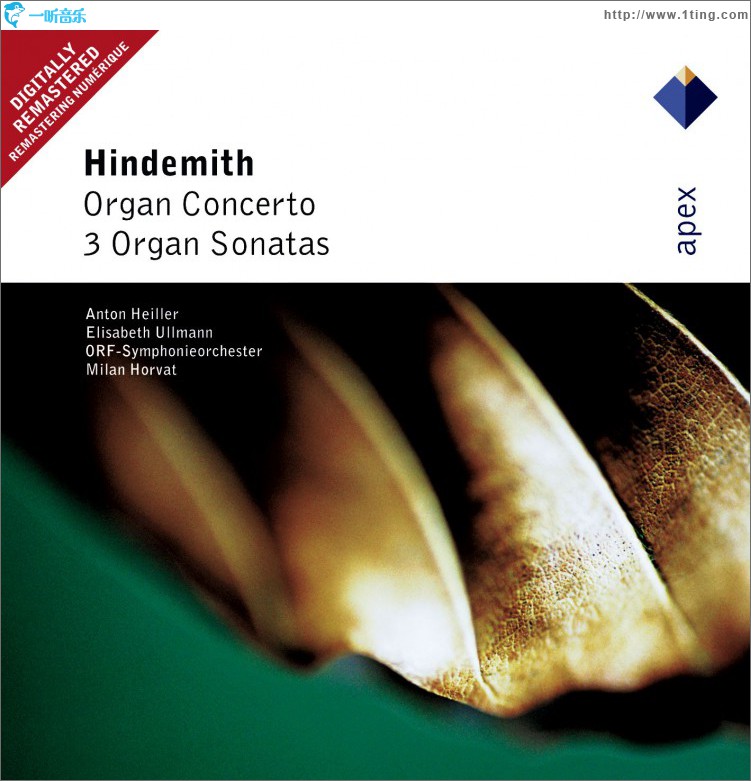 Hindemith : Organ Concerto & 3 Organ Sonatas - Apex