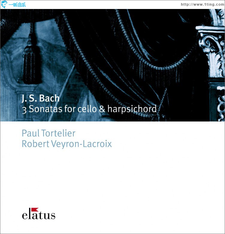 Bach, JS : 3 Sonatas for Cello & Harpsichord - Elatus