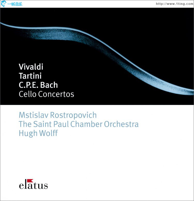 Vivaldi, Tartini & Bach, CPE : Cello Concertos - Elatus