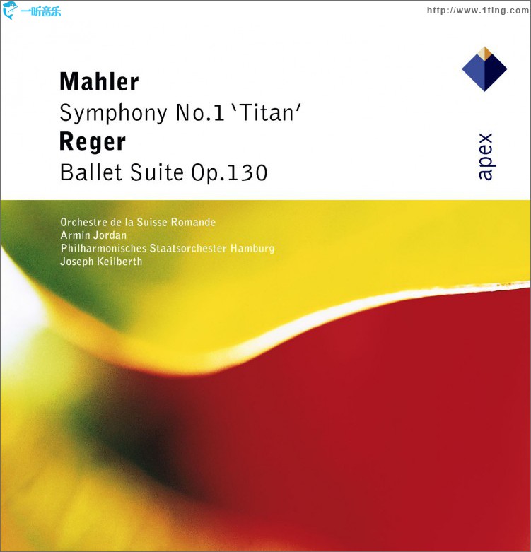 Mahler : Symphony No.1, 'Titan' & Reger : Ballet Suite - Apex