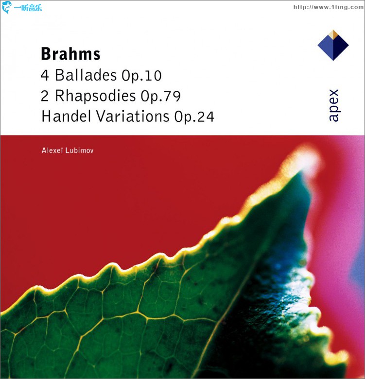 Brahms : 'Handel' Variations, Ballades & 2 Rhapsodies
