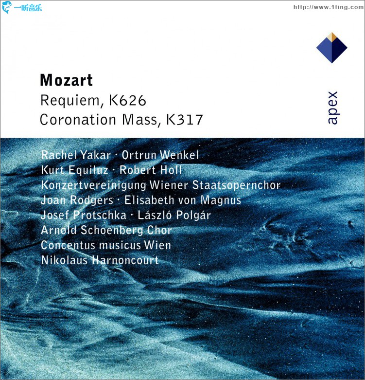 Mozart : Requiem & Mass No.16, 'Coronation' - Apex