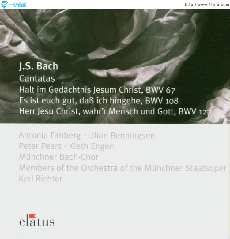 Bach, JS : Cantatas BWV Nos 67, 108 & 127 - Elatus