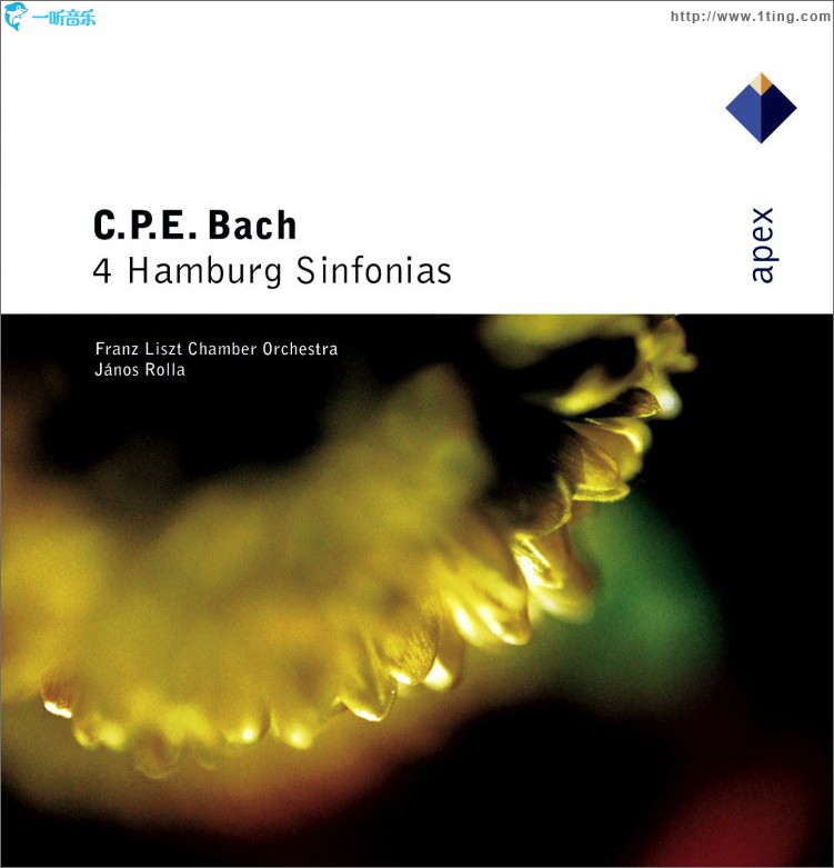 Bach, CPE : 4 Hamburg Sinfonias - Apex