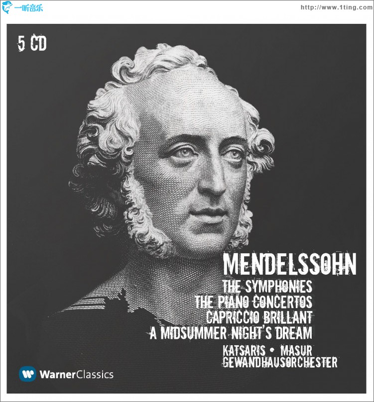 Mendelssohn : Symphonies Nos 1 - 5, Piano Concertos Nos 1, 2 & A Midsummer Night
