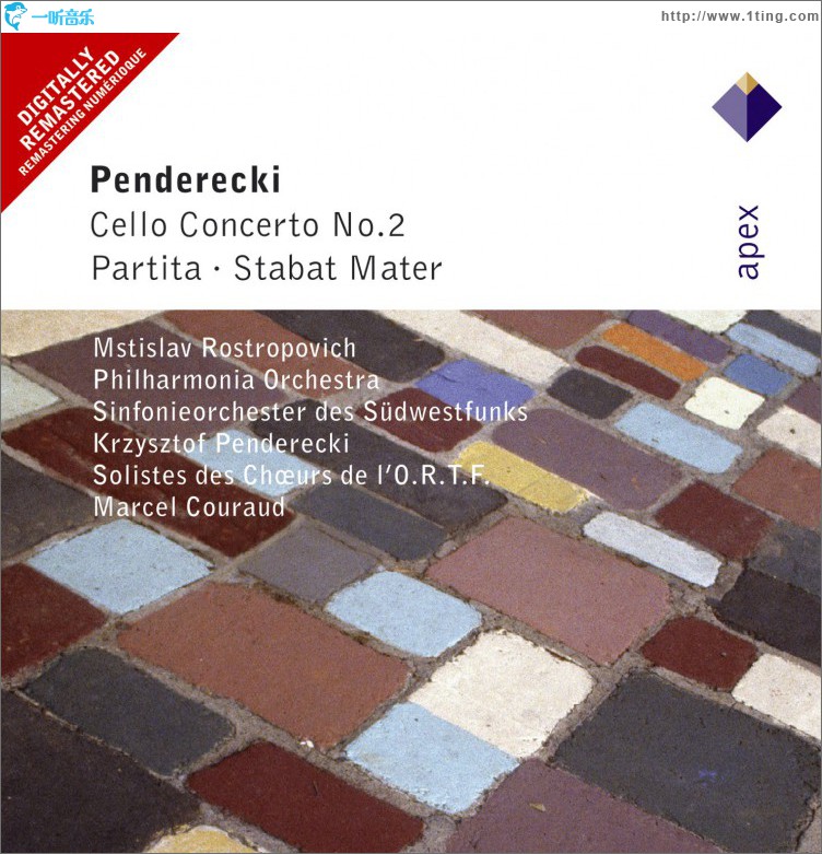Penderecki : Cello Concerto No.2, Partita & Stabat Mater - APEX