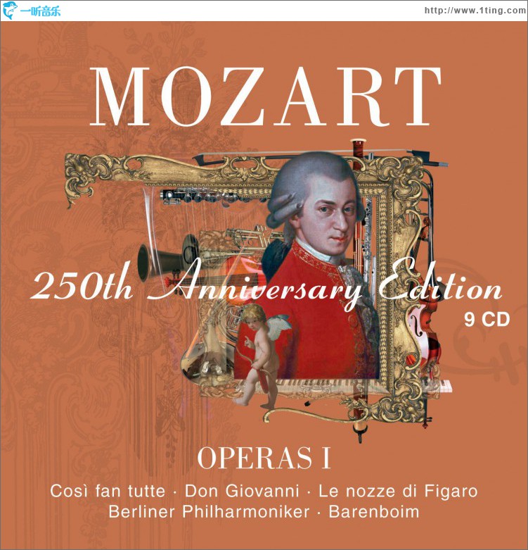 Mozart : Operas Vol.1 [Così fan tutte, Don Giovanni, Le nozze di Figaro]