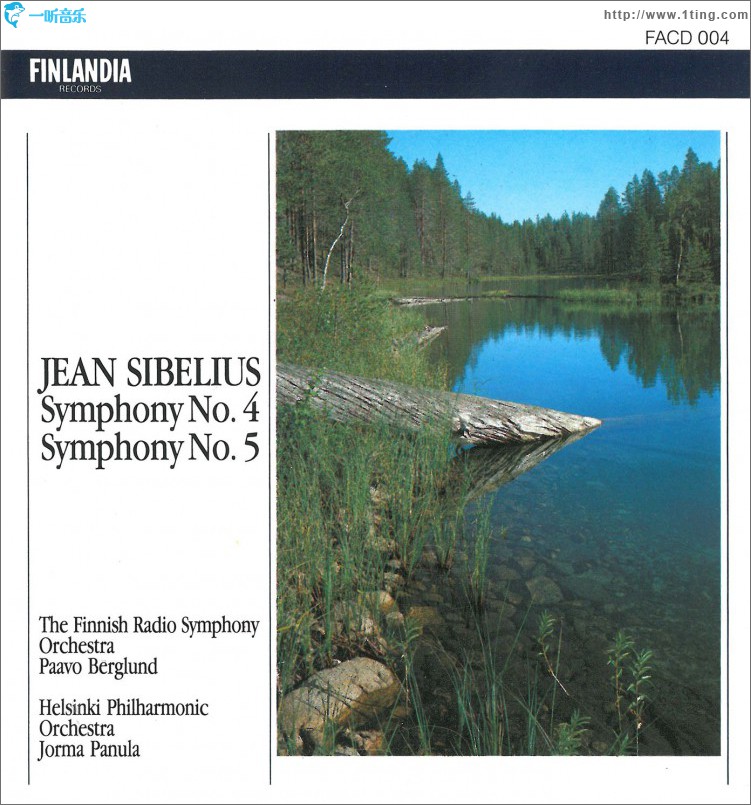 Sibelius : Symphonies No.4 and 5