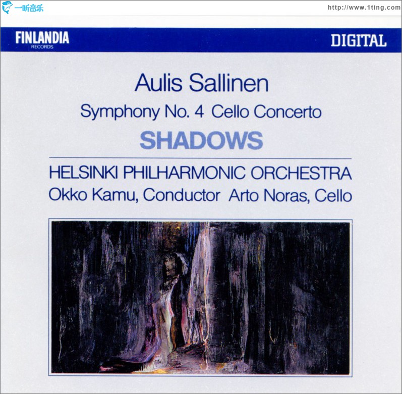 Aulis Sallinen : Shadows Op.52, Cello Concerto Op.44, Symphony No.4