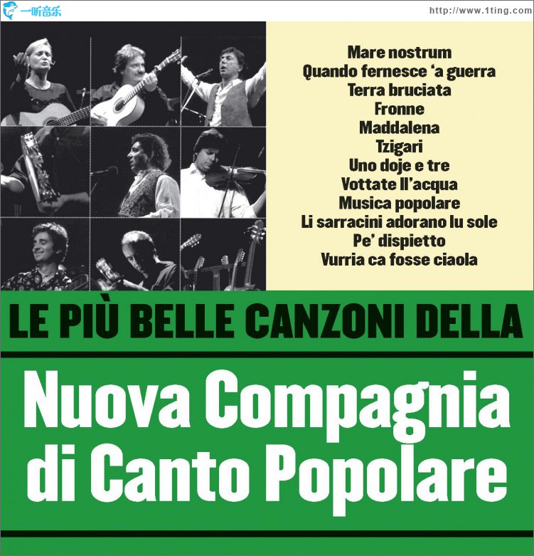 Le più belle canzoni della Nuova Compagnia di Canto Popolare