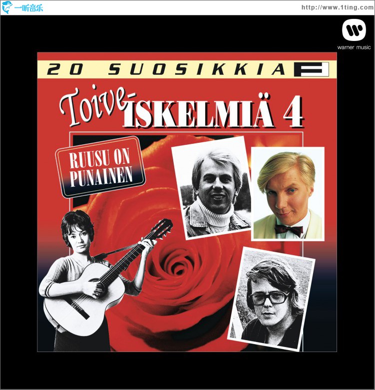 20 Suosikkia / Toiveiskelmiä 4 / Ruusu on punainen