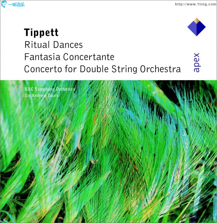 Tippett : Concerto for Double String Orchestra, Fantasia Concertante & Ritual Da