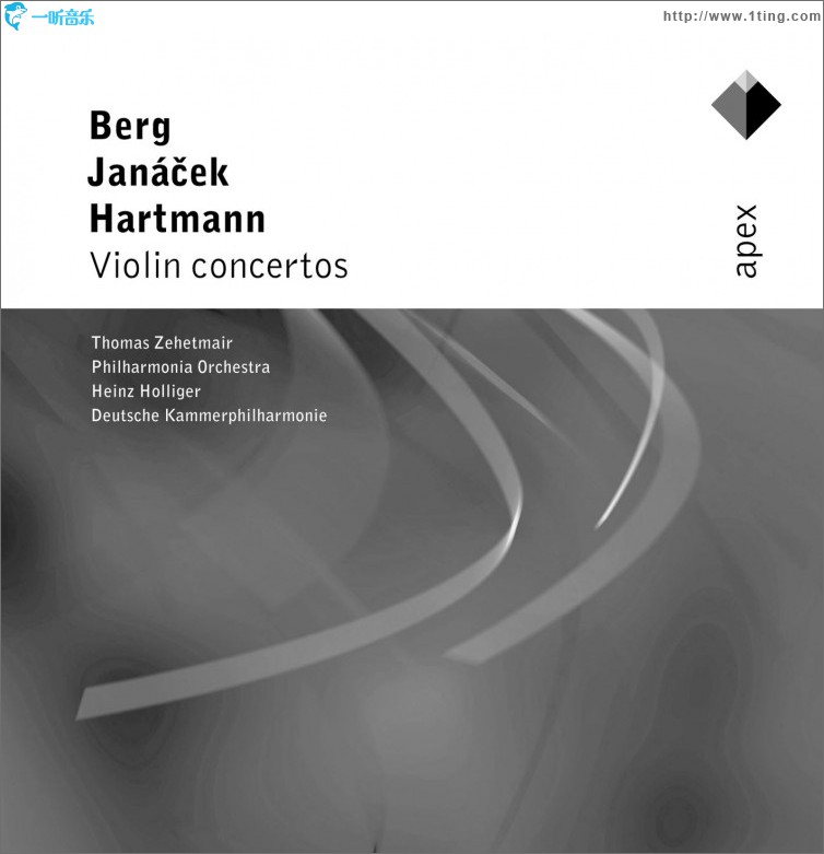 Berg, Janácek & Hartmann : Violin Concertos - APEX