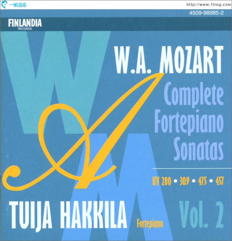 W.A. Mozart : Complete Fortepiano Sonatas Vol. 2