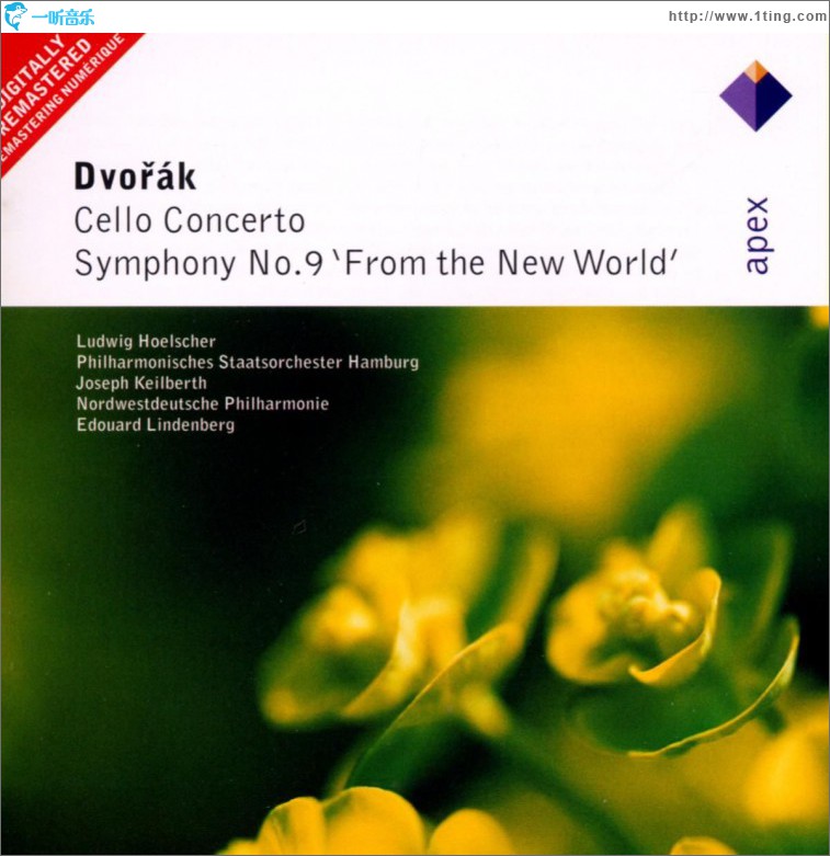 Dvorák : Cello Concerto & Symphony No.9, 'From the New World' - Apex