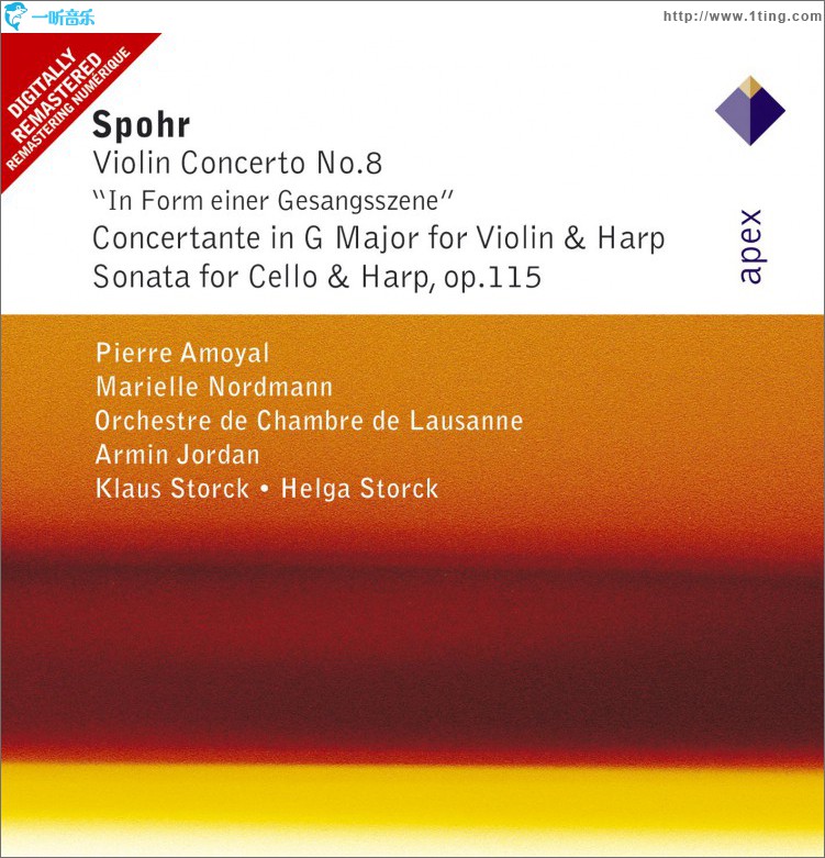 Spohr : Violin Concerto No.8, Concertante & Sonata - Apex