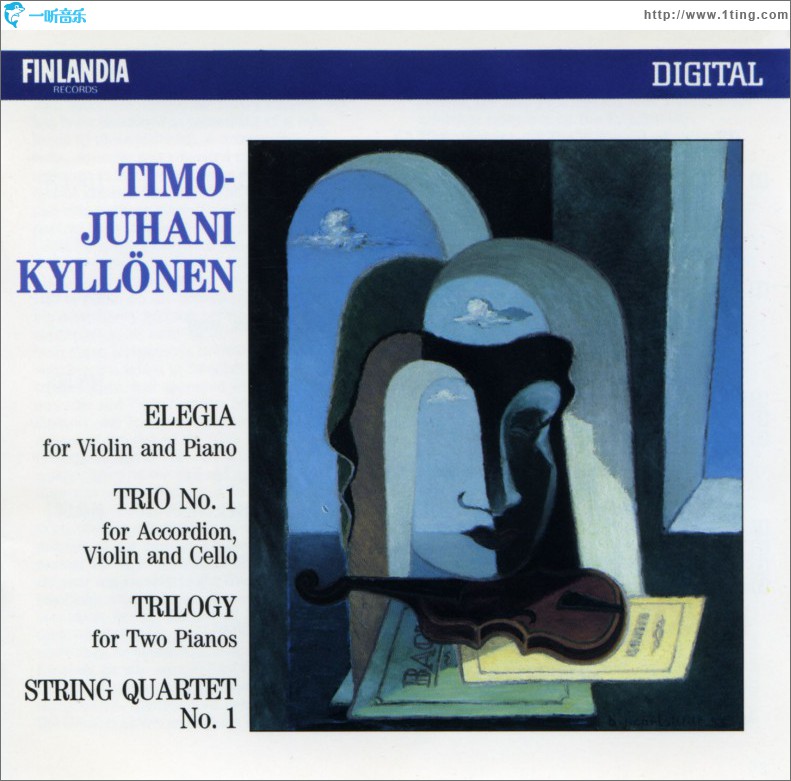 Timo-Juhani Kyllönen : Elegia for Violin and Piano; Trio No.1 for Accordion, Vio