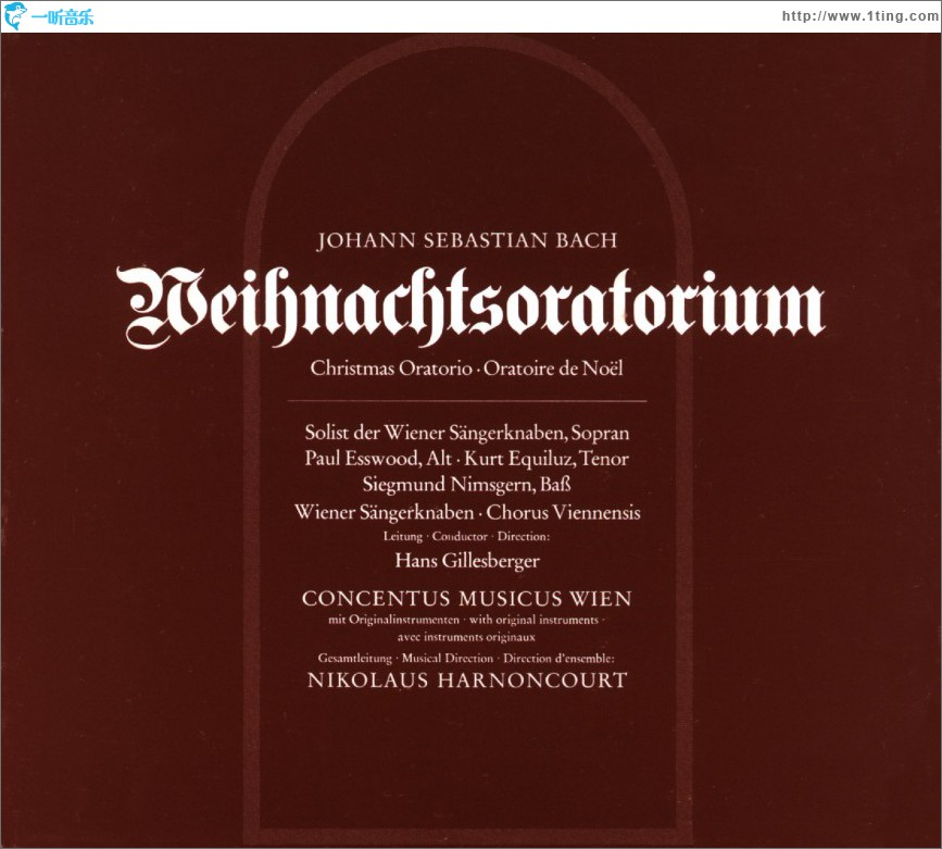 Bach, JS : Weihnachtsoratorium [Christmas Oratorio]