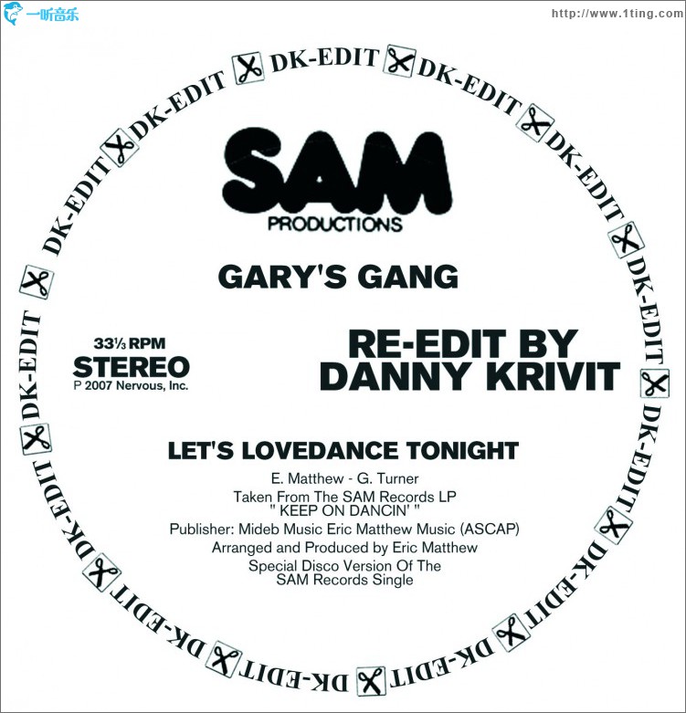 Let's Lovedance Tonight - Danny Krivit Re-Edit