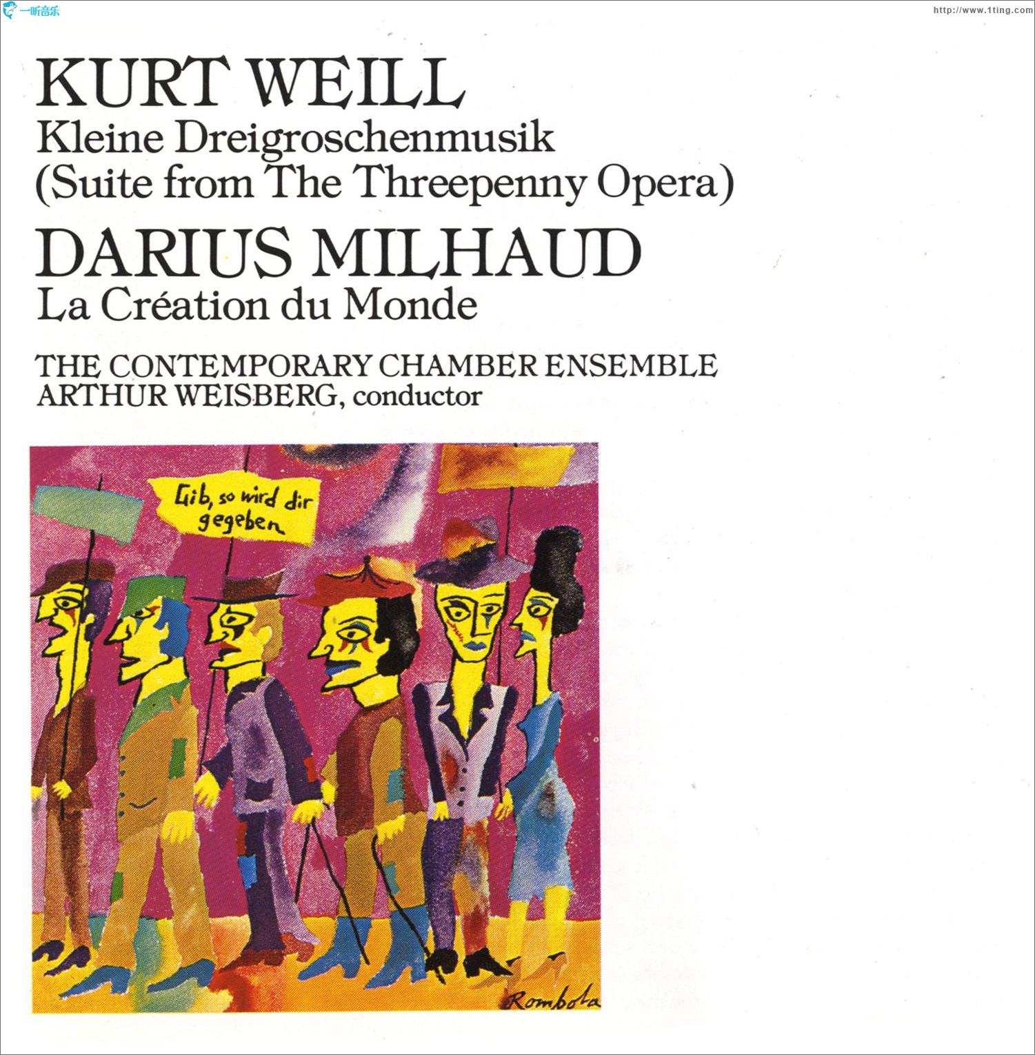 Kurt Weill: Kleine Dreigroschenmusik/ Milhaud, Darius: La Création du Monde
