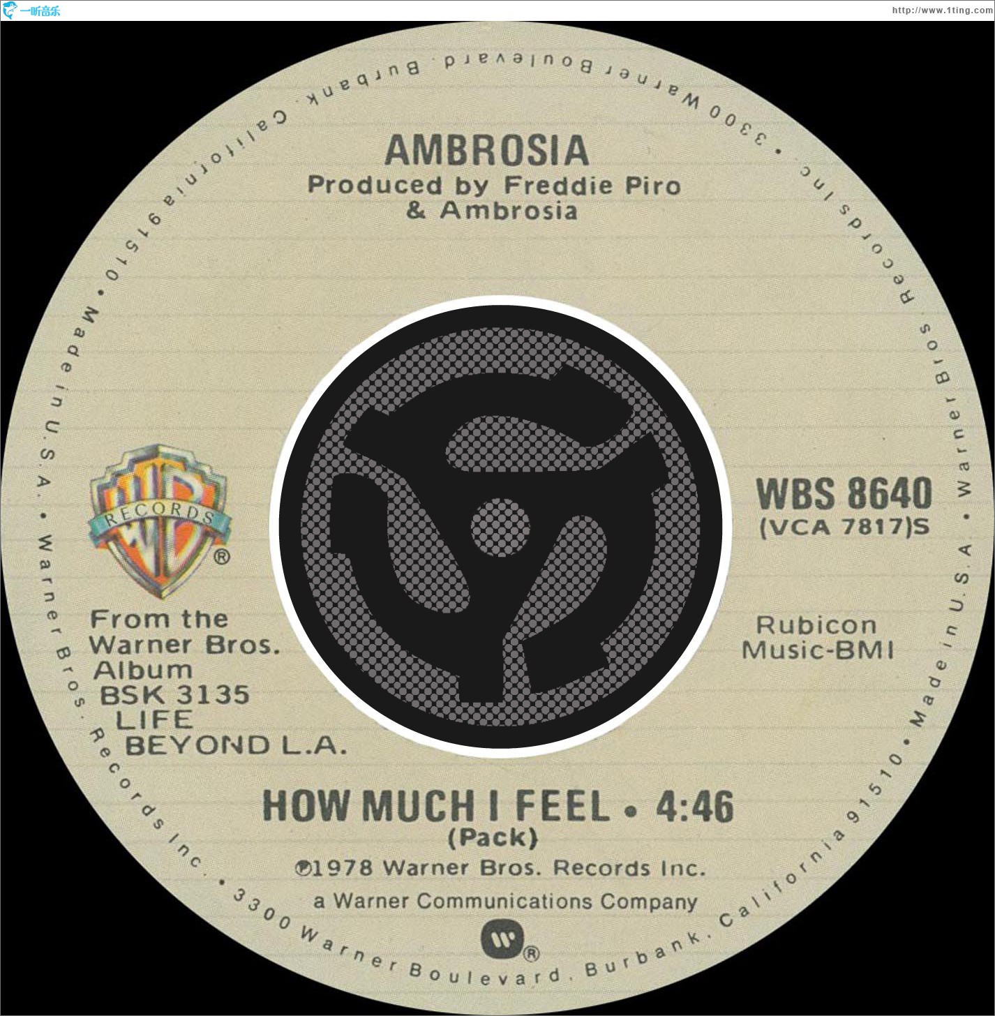 How Much I Feel / Ready For Camarillo [Digital 45]