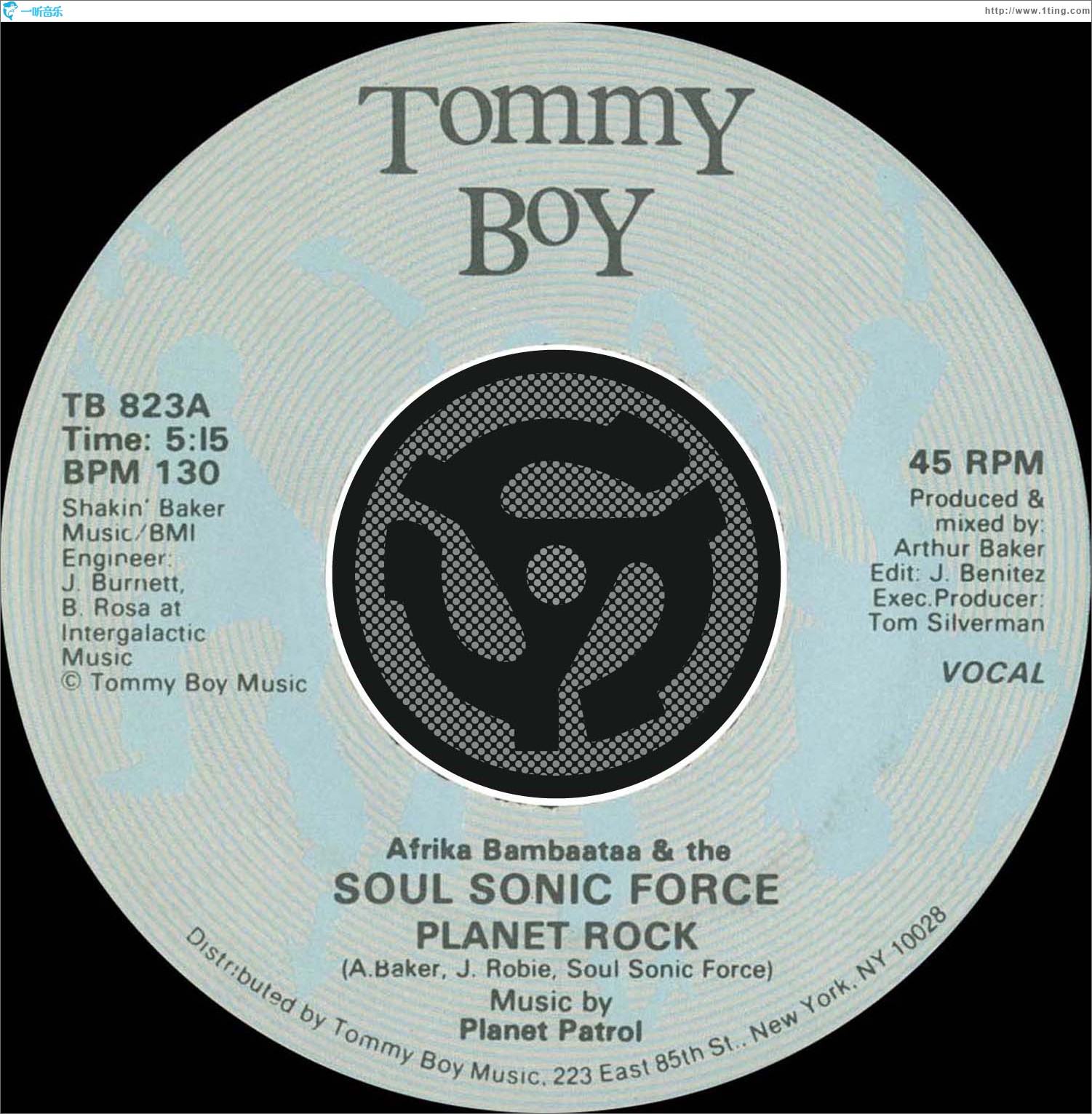 Planet Rock / Planet Rock [Instrumental] [Digital 45]
