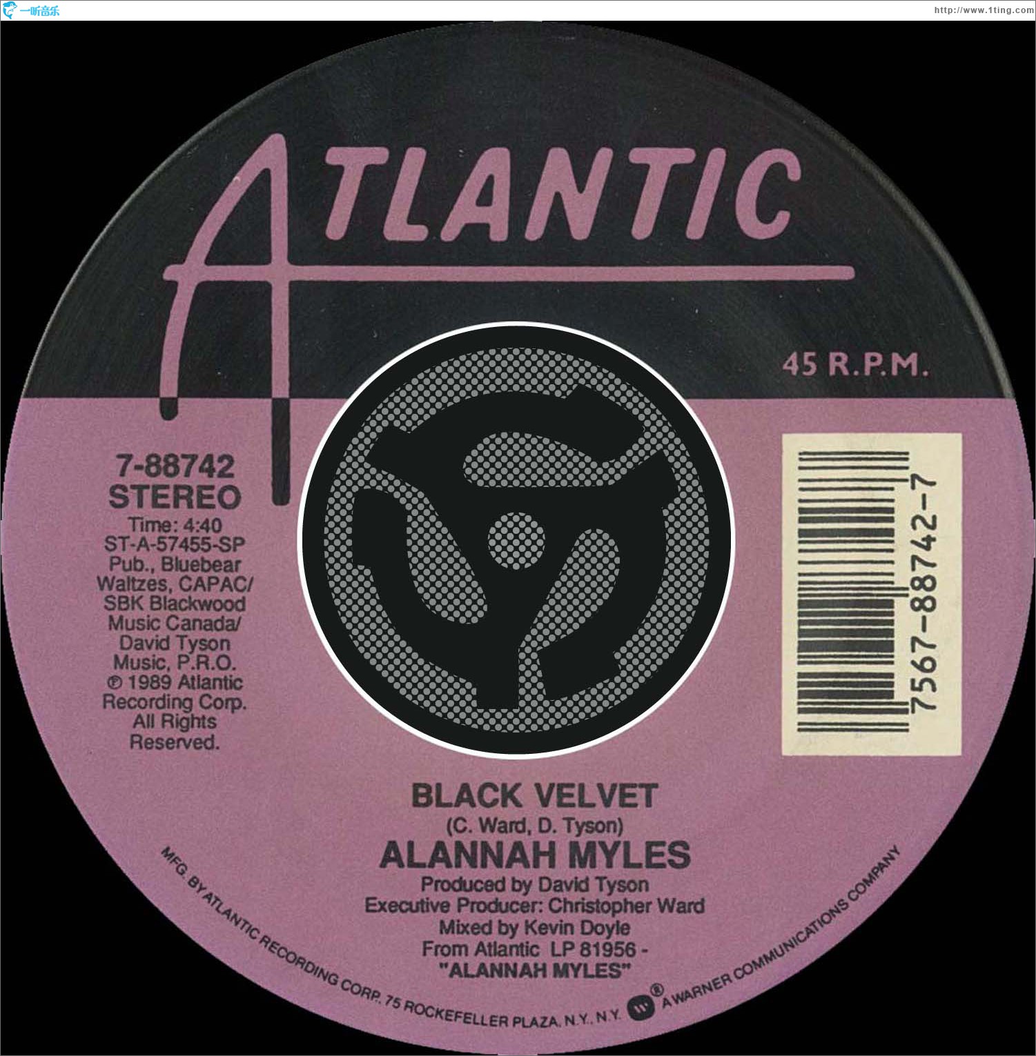 Black Velvet / If You Want To [Digital 45]