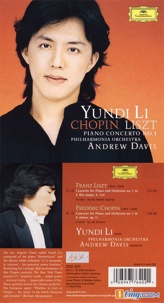 肖邦/李斯特第一钢琴协奏曲 Chopin/Liszt Piano Concerto No.1