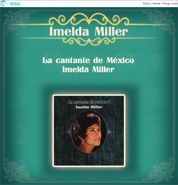 La Cantante de México - Imelda Miller