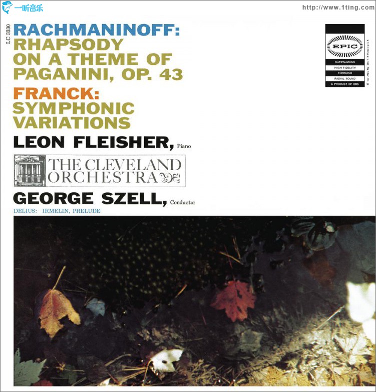 Rachmaninoff: Rhapsody On A Theme Of Paganini, Op. 43; Franck: Symphonic Variati