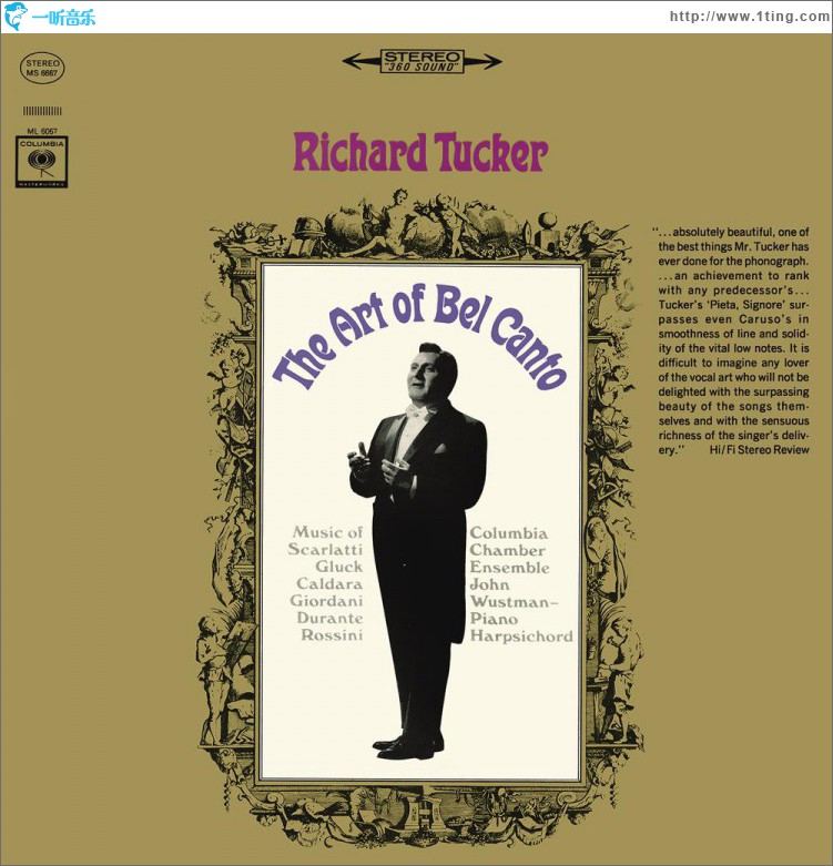 Richard Tucker - The Art of Bel Canto