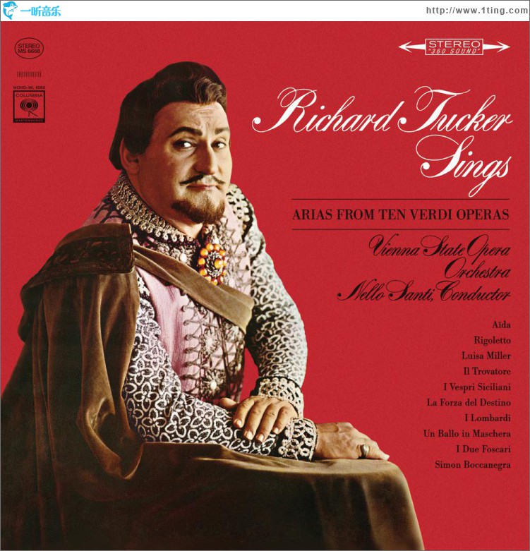 Richard Tucker Sings Arias from Ten Verdi Operas