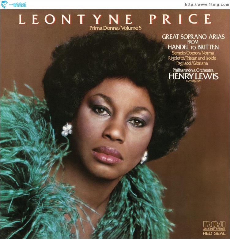 Leontyne Price - Prima Donna Vol. 5: Great Soprano Arias from Handel to Britten