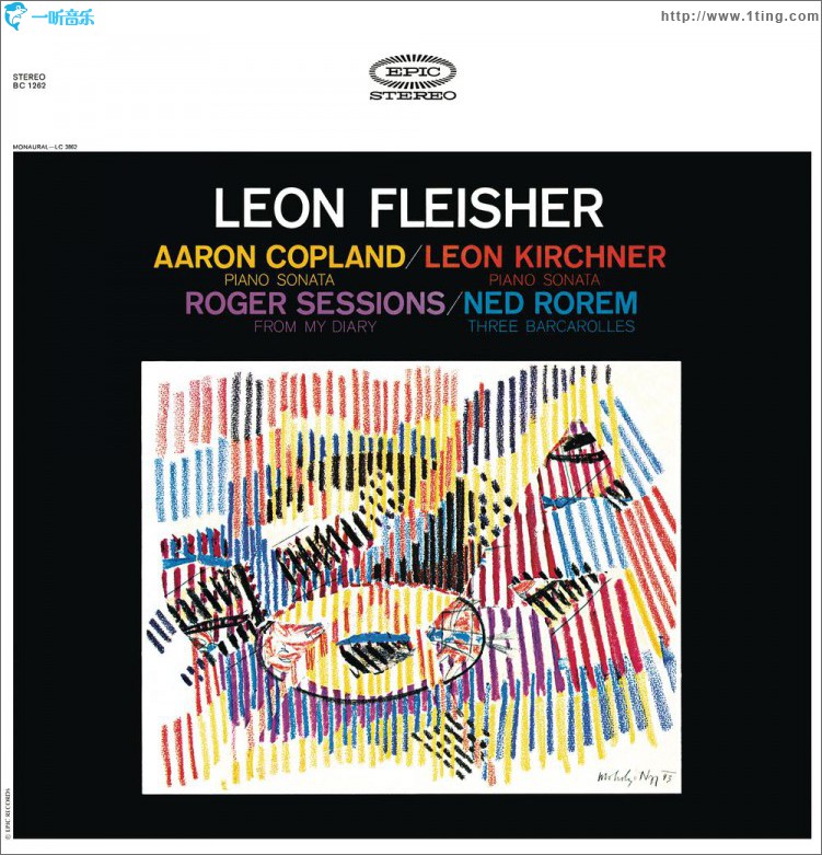Copland: Piano Sonata; Sessions: From My Diary; Kirchner: Piano Sonata; Rorem: T