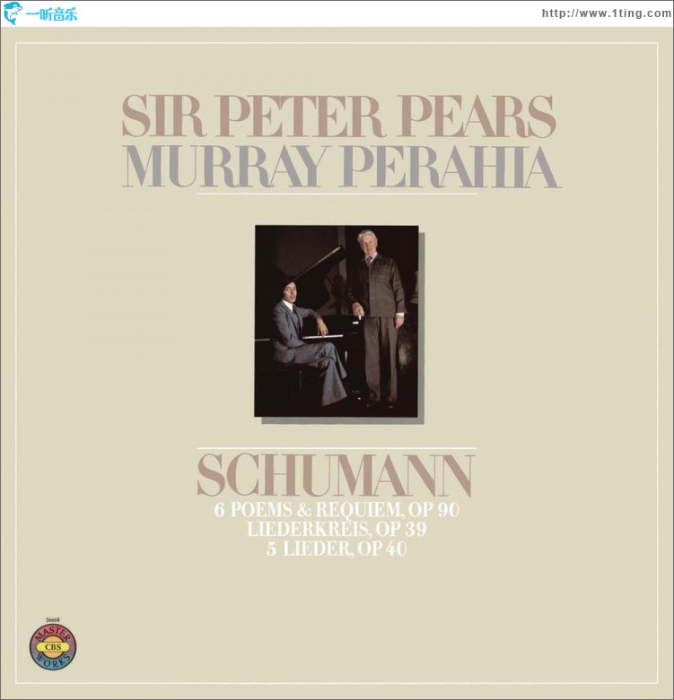 Schumann: 5 Lieder, op. 40; 6 Poems & Requiem, op. 90; Liederkreis, op. 39
