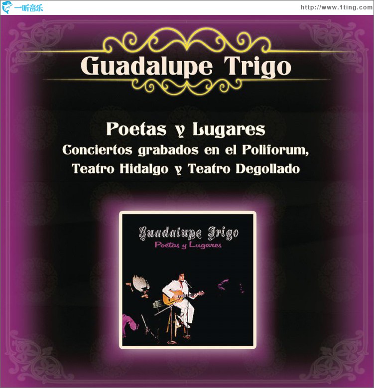 Poetas y Lugares Conciertos Grabados en el Polifórum, Teatro Hidalgo y Teatro De