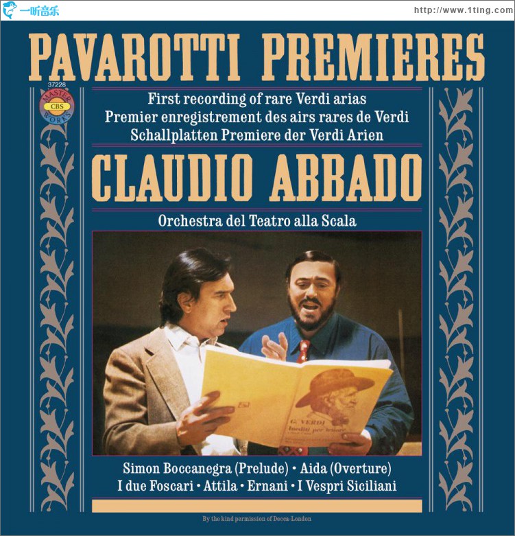 Pavarotti Sings Rare Verdi Arias