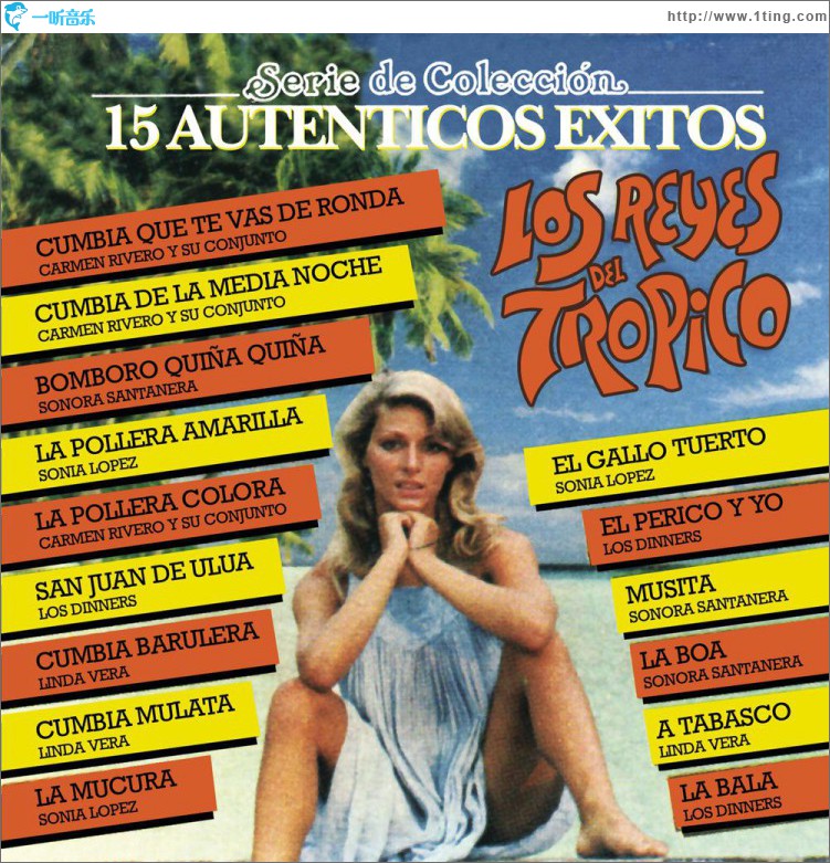 Serie de Colección 15 Auténticos Éxitos Los Reyes del Trópico