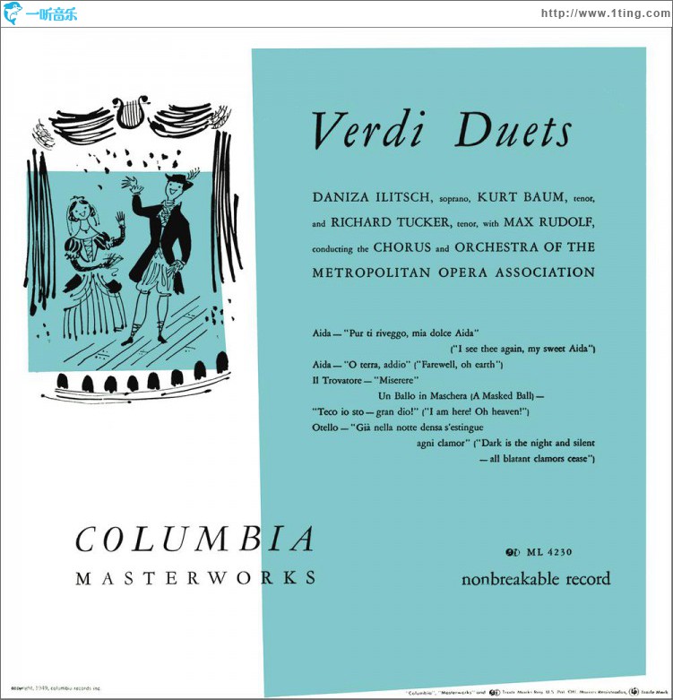 Richard Tucker- Verdi Duets