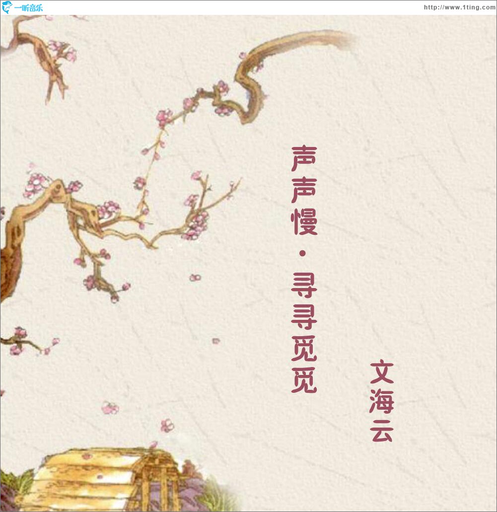 专辑封面:声声慢·寻寻觅觅(单曲)
