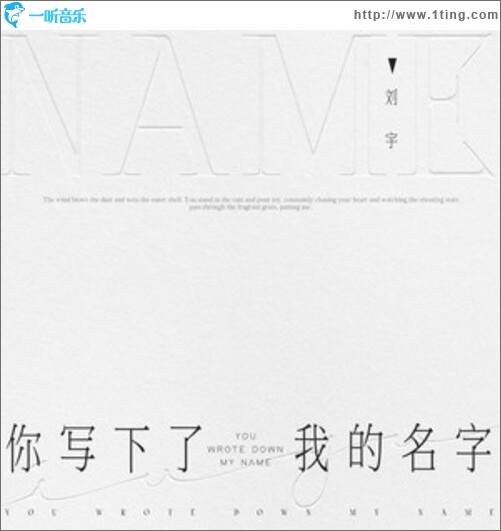 你写下了我的名字（单曲）