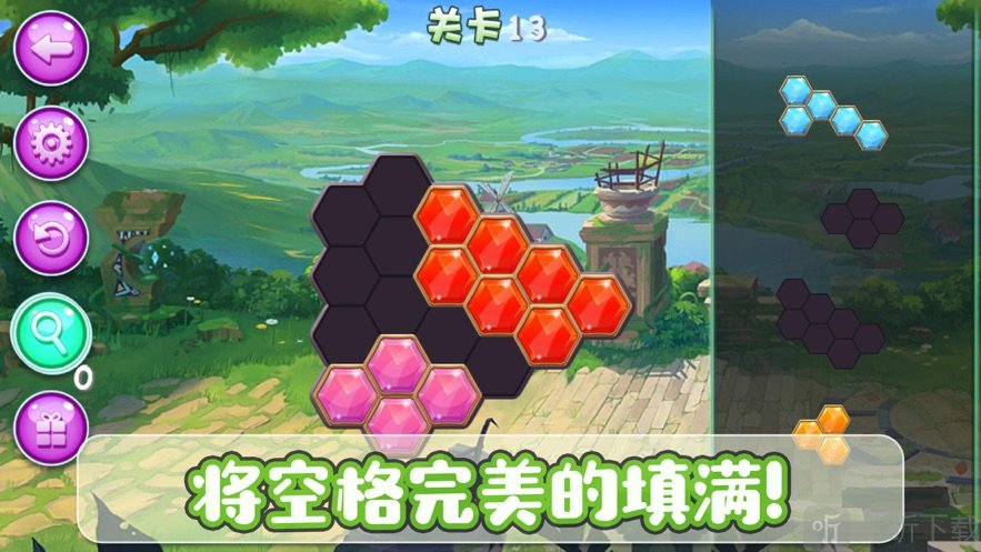 角落宝石拼图