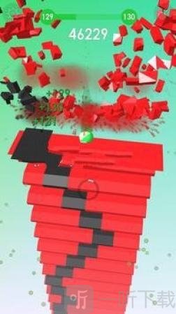 扣球落下