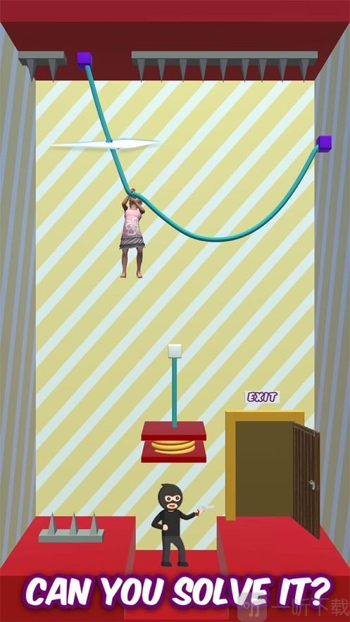 救女孩救援剪切3D