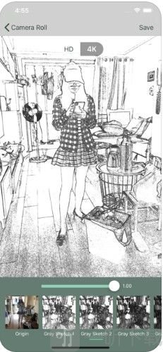 一键铅笔画