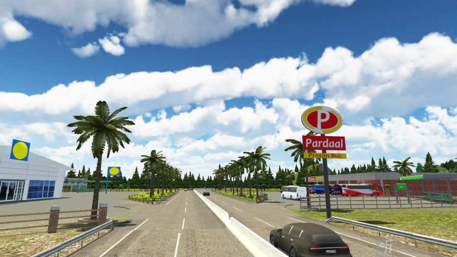 宇通巴士模拟道路