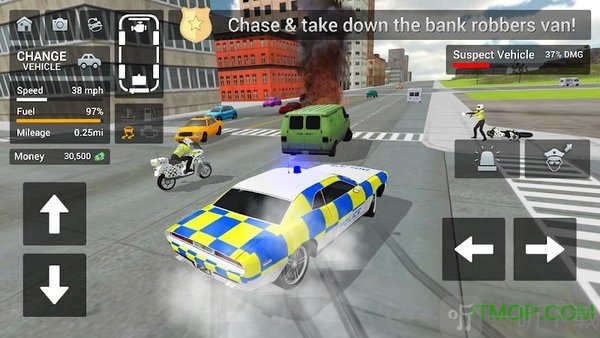 警车自由模拟驾驶