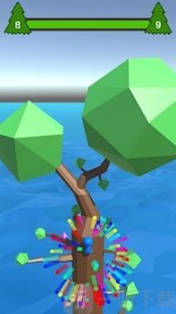 小人爬树3D
